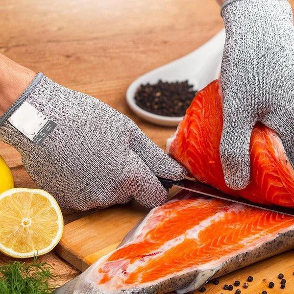 CuisineGuard Chef's Stainless Steel Anti-Cut Safety Gloves