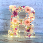 FloraGlow Dried Flower Letters Night Light For Home Decor