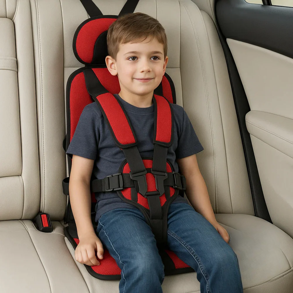 AuroraSafe Safety Seat Portable Car Seat For Ages 1 To 14