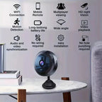 ApexGuard Magnetic Mini WiFi Camera 1080P HD With Night Vision And Motion Detection