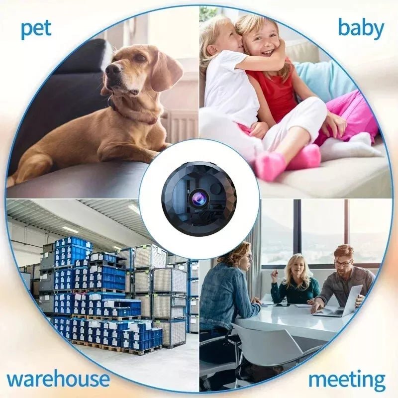 ApexGuard Magnetic Mini WiFi Camera 1080P HD With Night Vision And Motion Detection
