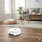 AeroNova Ultra Quiet Smart Robot Vacuum With HEPA Filtration