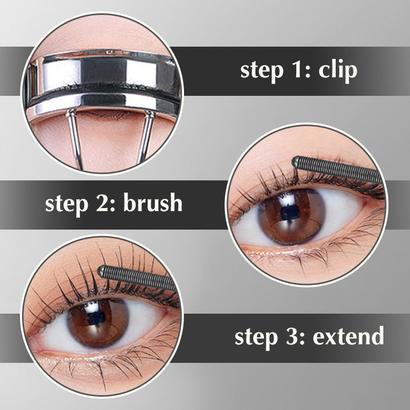 NovaCurl 3D Curling Metal Curlers Mascara Waterproof Long Lasting
