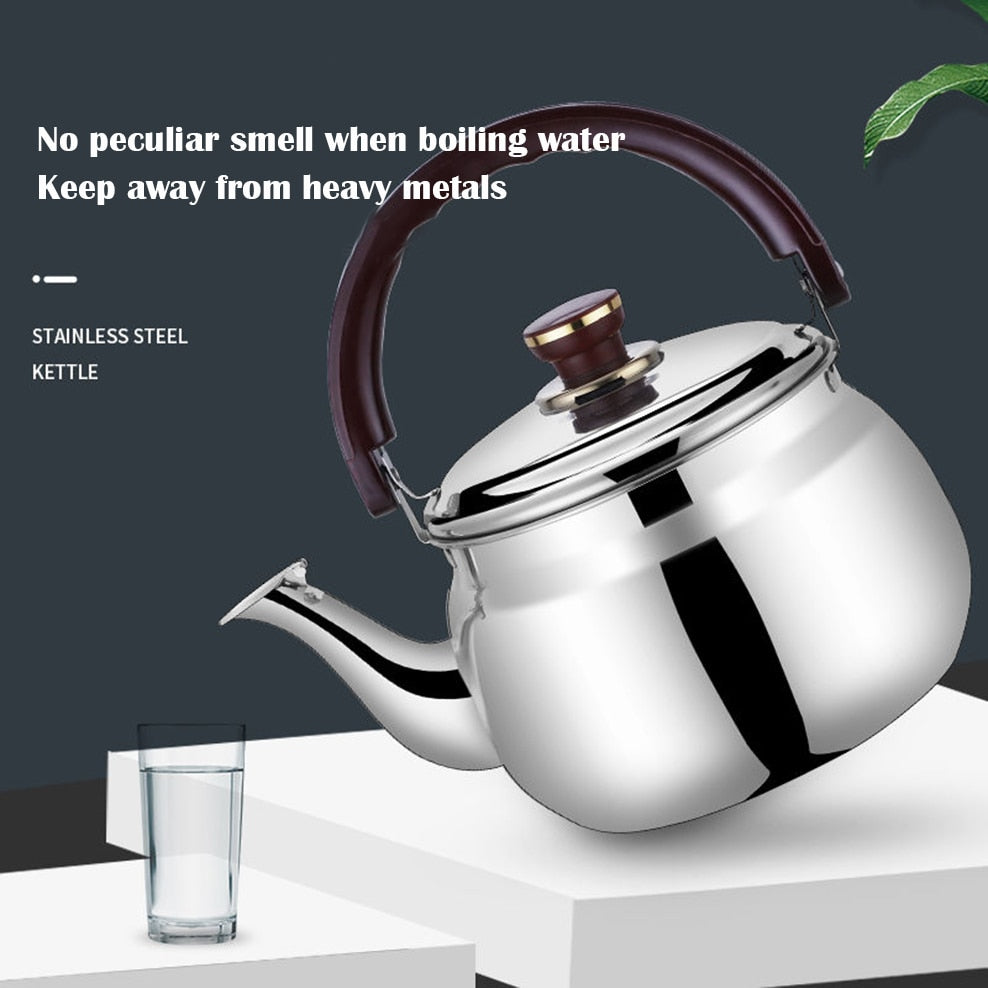 NovaSteel Stainless Steel Kettle Thick-Walled Whistling Pot