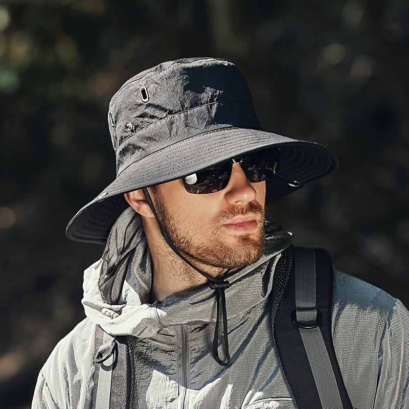 AuroraShade Breathable Sun Hat for Outdoor UV Protection
