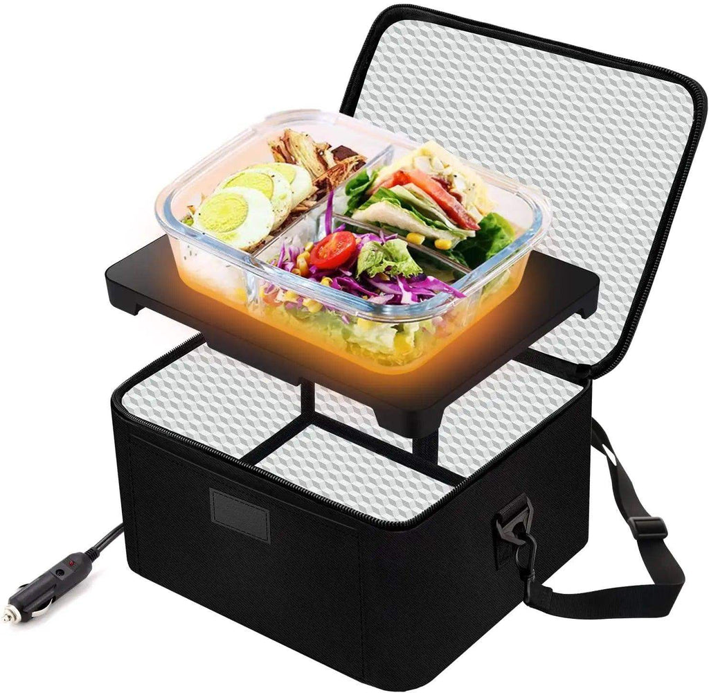 TrailGlow Portable Meal Warmer Case Electric Heated Container For On-The-Go Meals