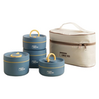 AuroraPack ThermoBox Multi-Layered Insulated Lunchbox With Carry Bag