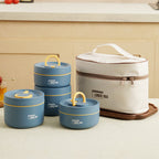 AuroraPack ThermoBox Multi-Layered Insulated Lunchbox With Carry Bag