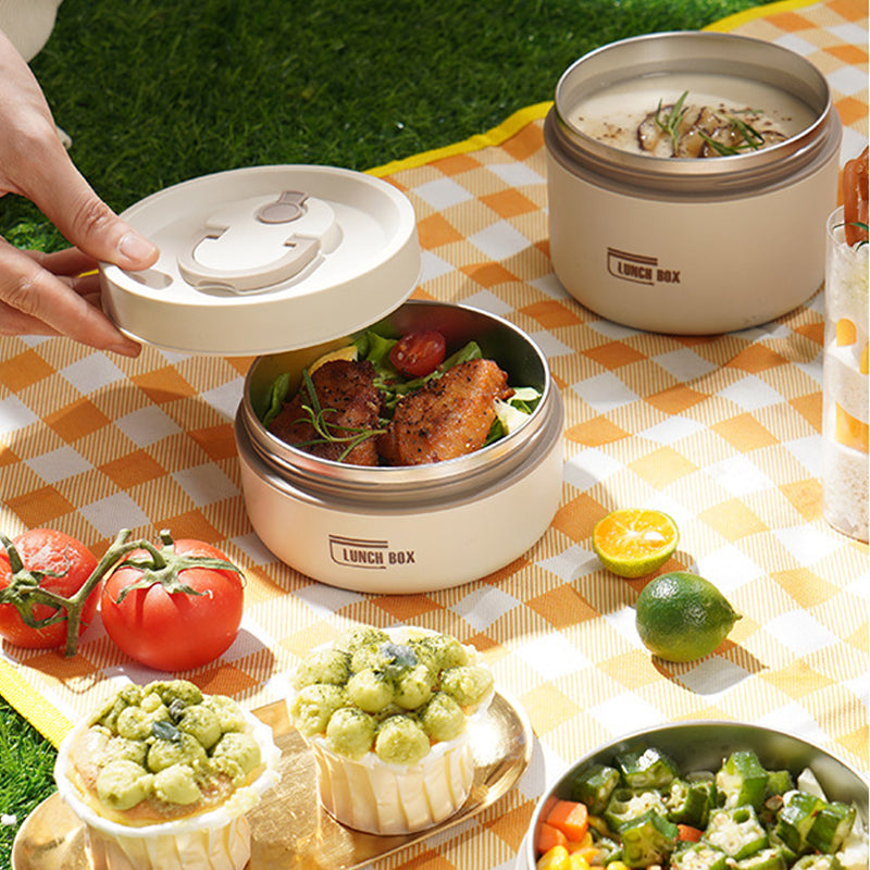 AuroraPack ThermoBox Multi-Layered Insulated Lunchbox With Carry Bag