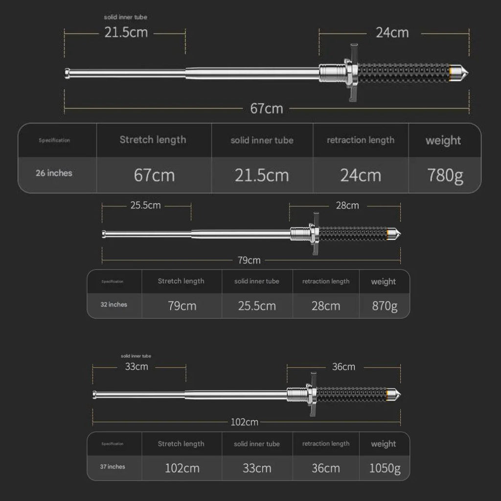 Adjustable Balance Walking Stick With Stable Base Support