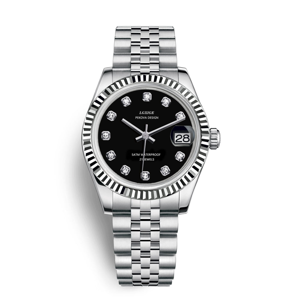 Nexa Stainless Steel Wristwatch With Classic Design