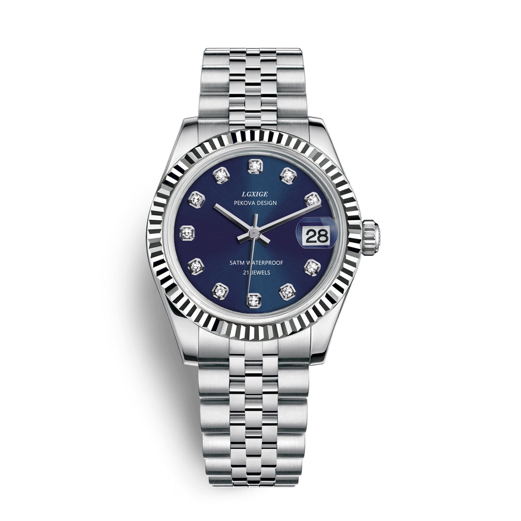 Nexa Stainless Steel Wristwatch With Classic Design