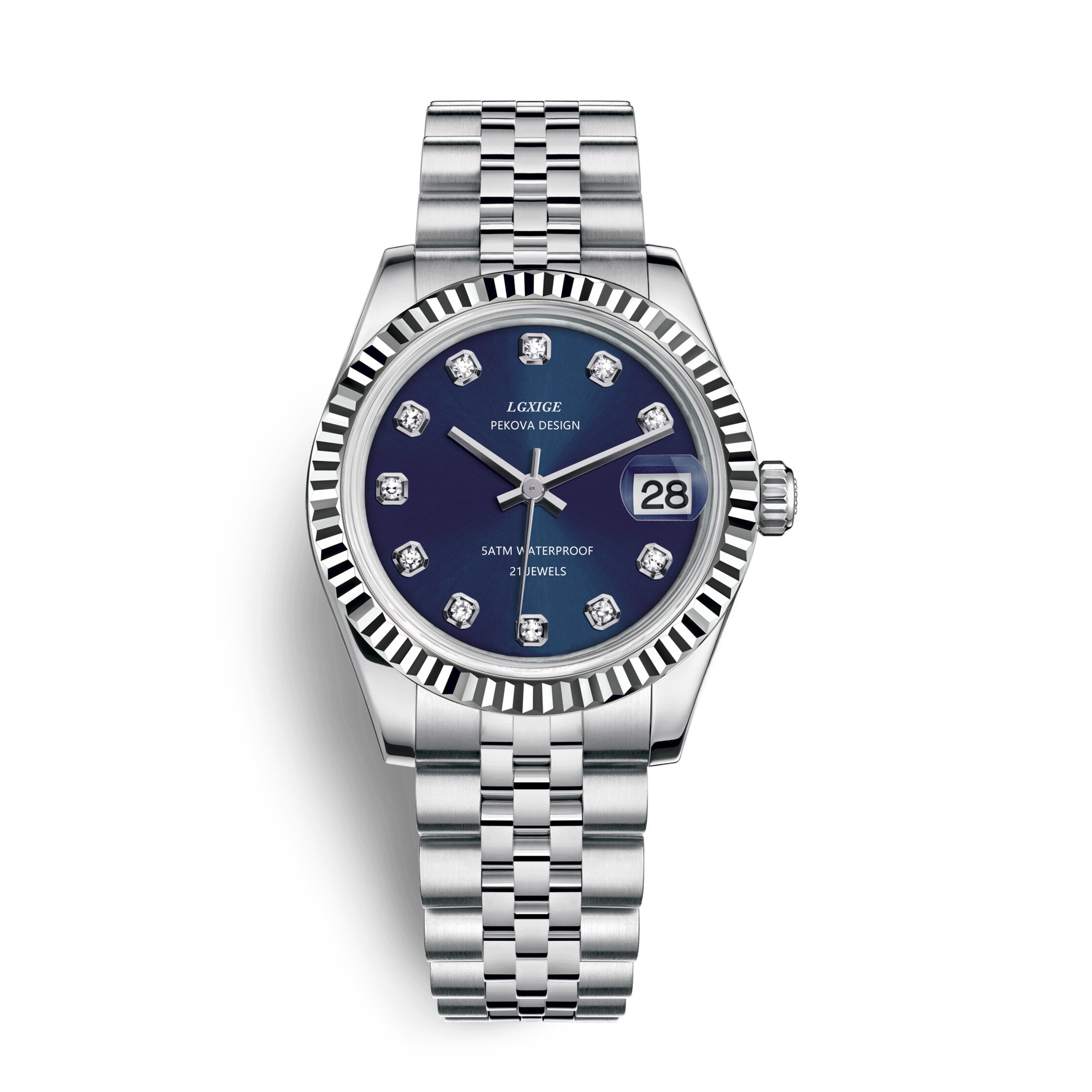 Nexa Stainless Steel Wristwatch With Classic Design