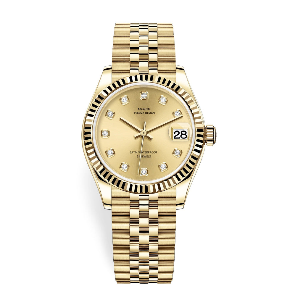 Nexa Stainless Steel Wristwatch With Classic Design