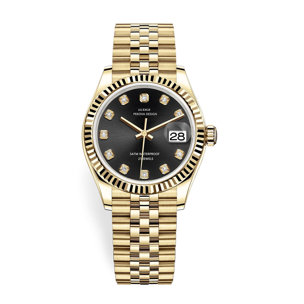 Nexa Stainless Steel Wristwatch With Classic Design