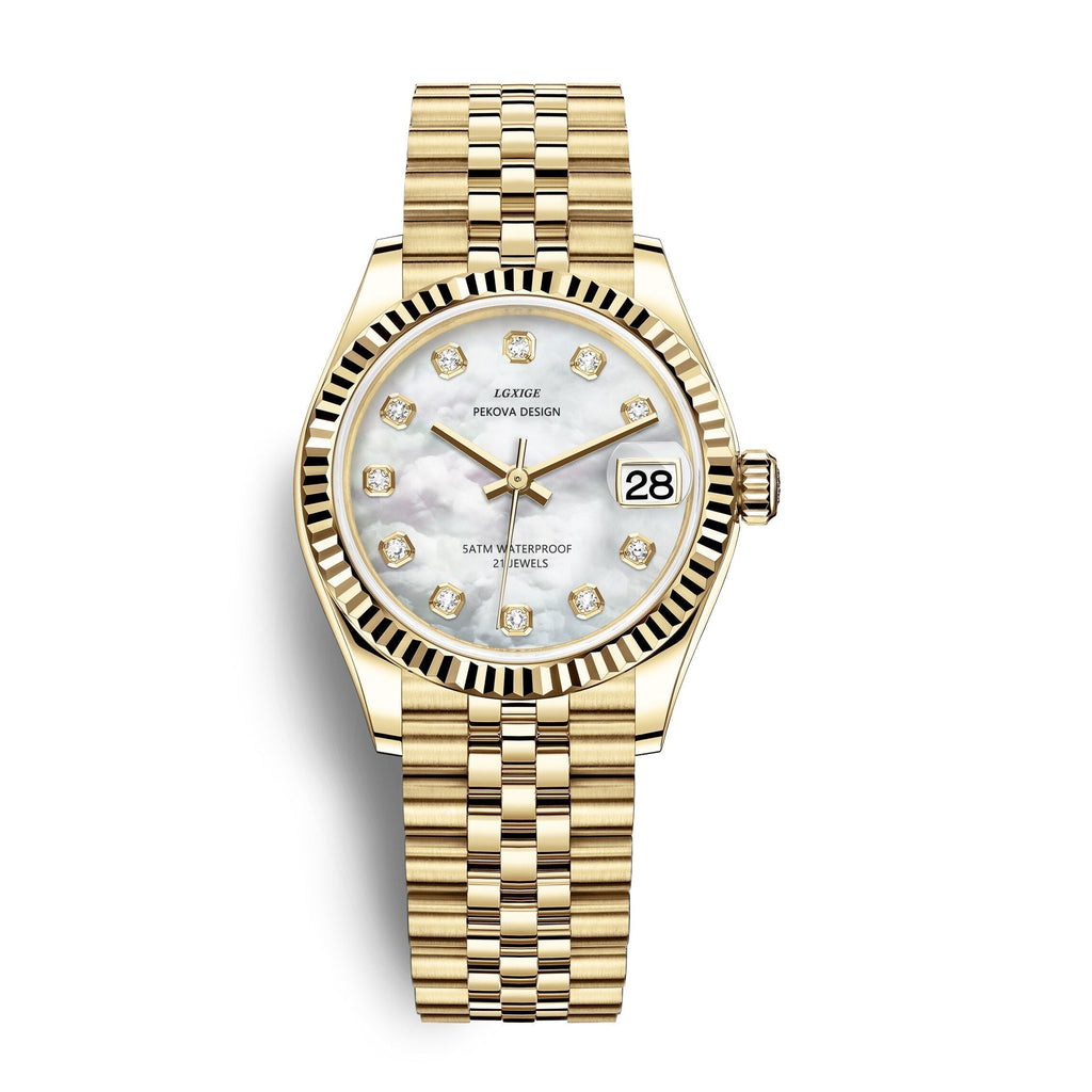 Nexa Stainless Steel Wristwatch With Classic Design