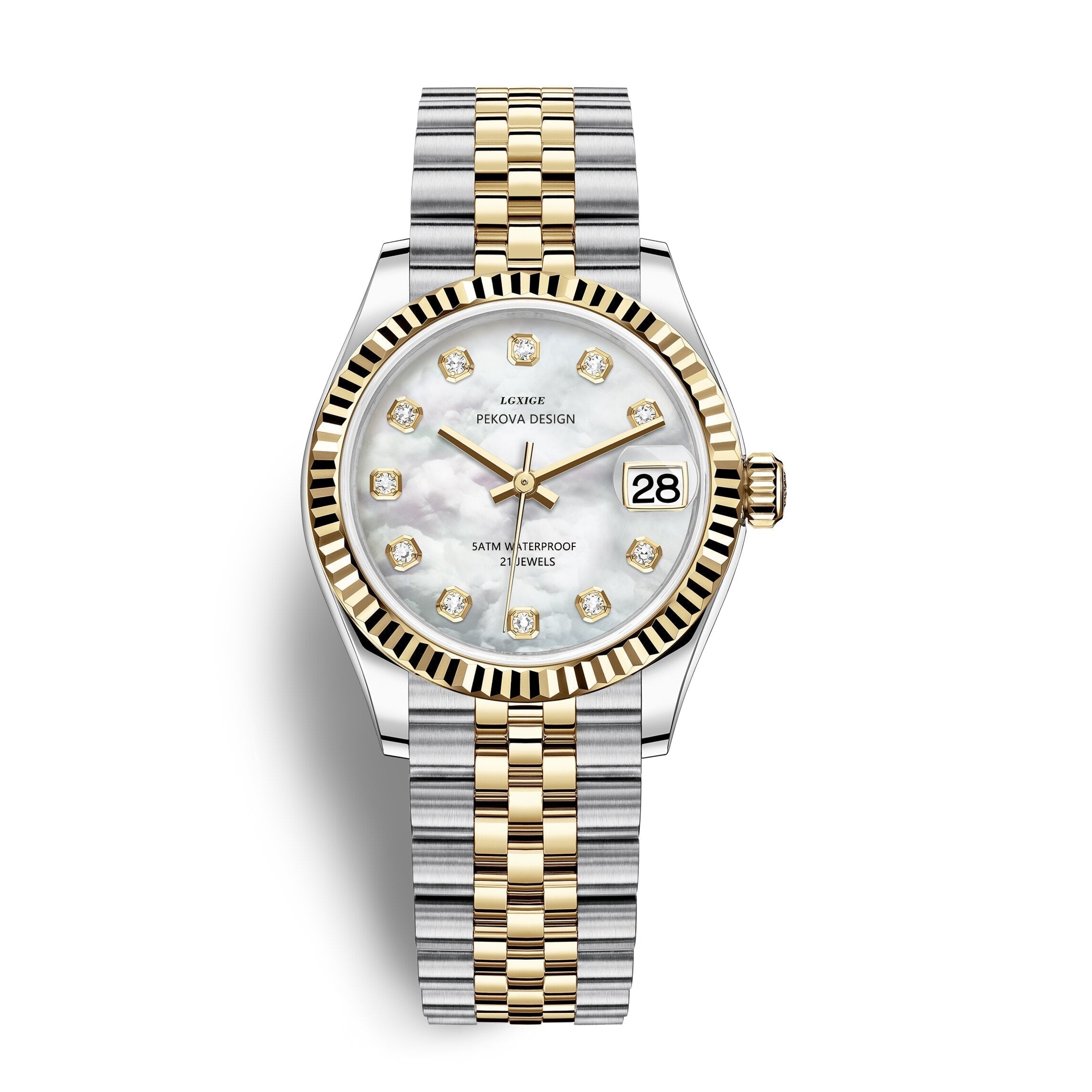 Nexa Stainless Steel Wristwatch With Classic Design