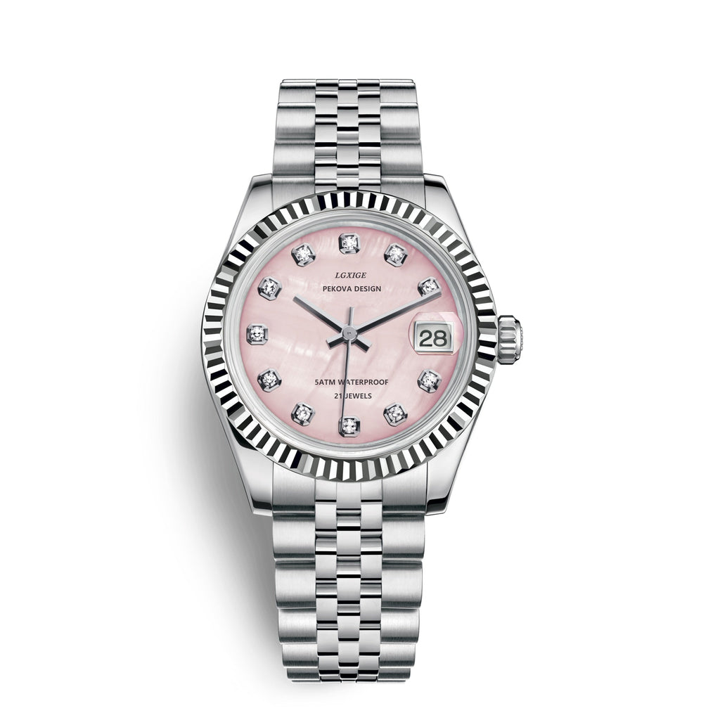 Nexa Stainless Steel Wristwatch With Classic Design