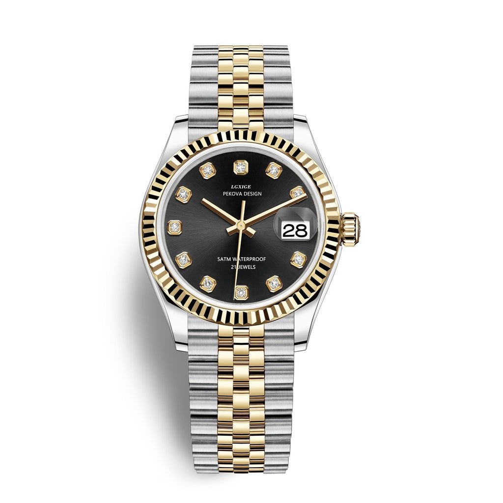 Nexa Stainless Steel Wristwatch With Classic Design