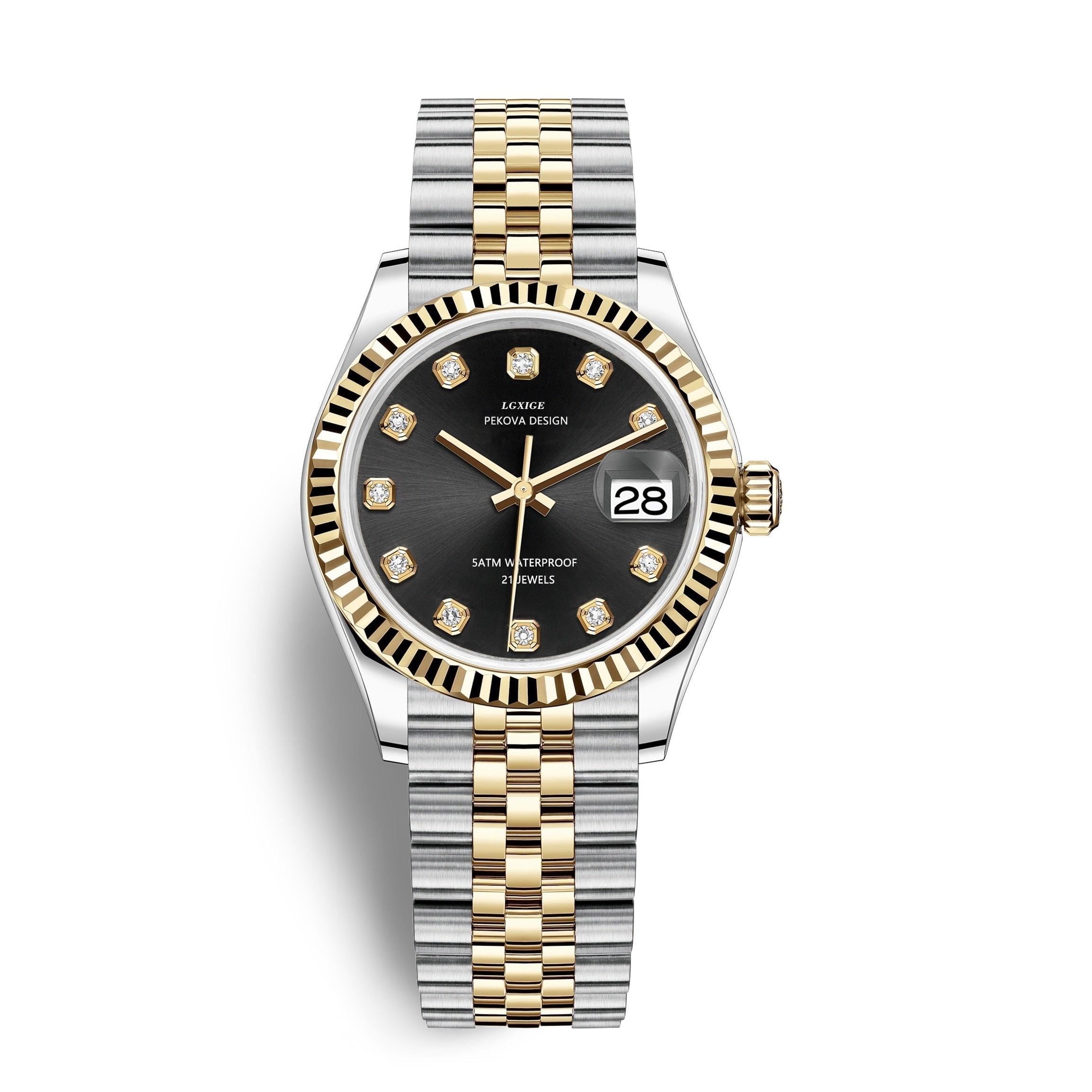 Nexa Stainless Steel Wristwatch With Classic Design