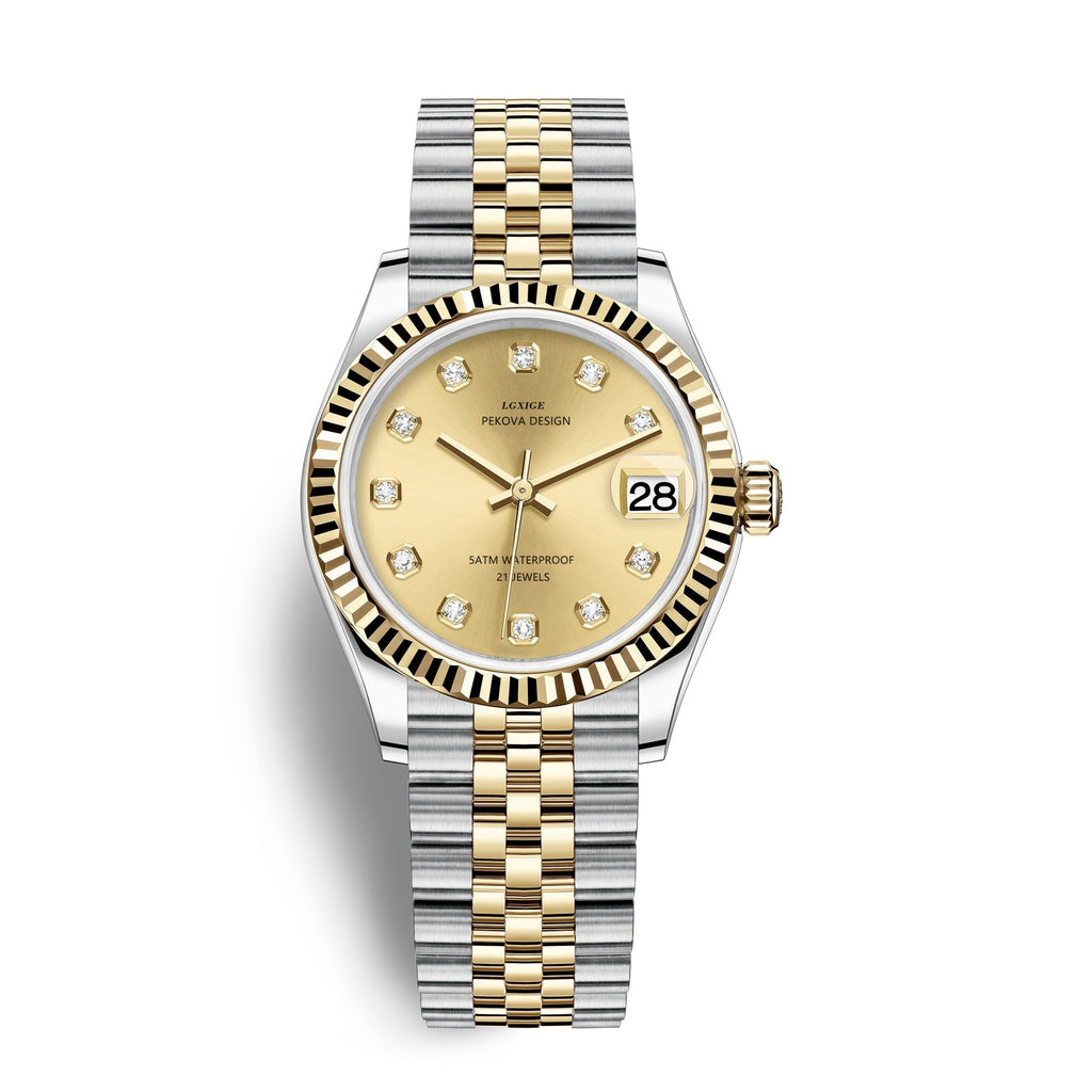Nexa Stainless Steel Wristwatch With Classic Design