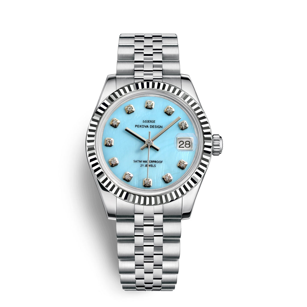 Nexa Stainless Steel Wristwatch With Classic Design